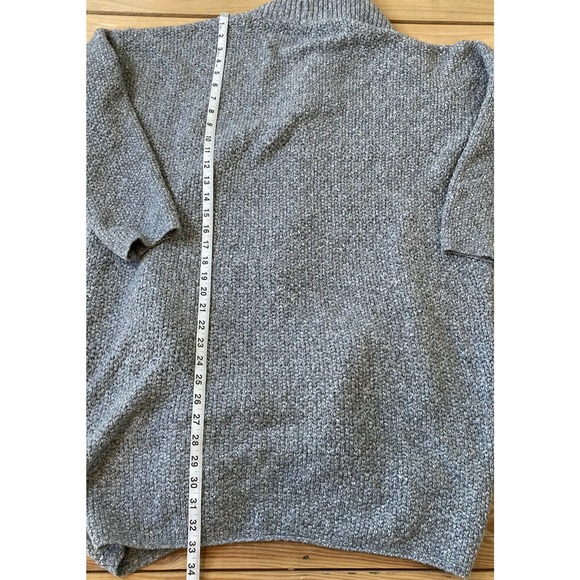 RESERVED Long Open Front Knit Cardigan Sweater L - Picture 5 of 8